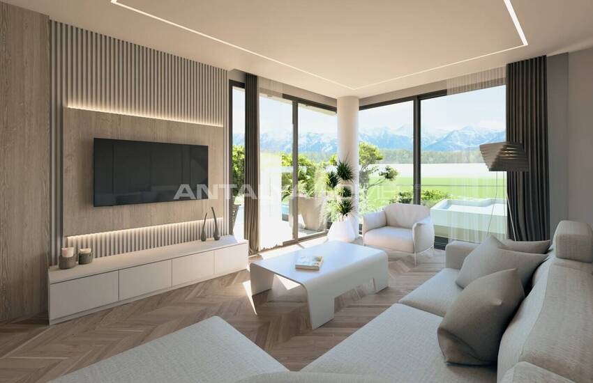 Дома на строящемся объекте с видом на море в Калкане, Анталья 21