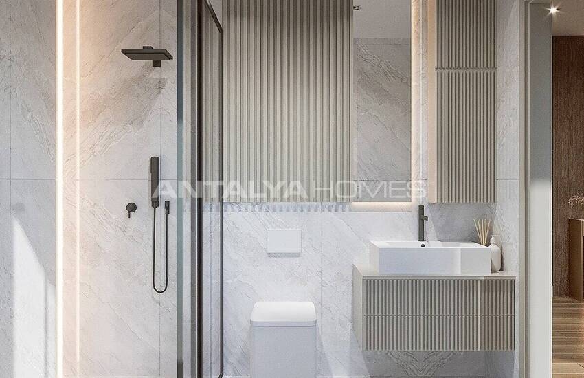 1 and 2-bed Apartments in a Complex with Pool in Antalya Kepez 9