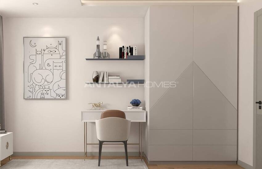 1 and 2-bed Apartments in a Complex with Pool in Antalya Kepez 8