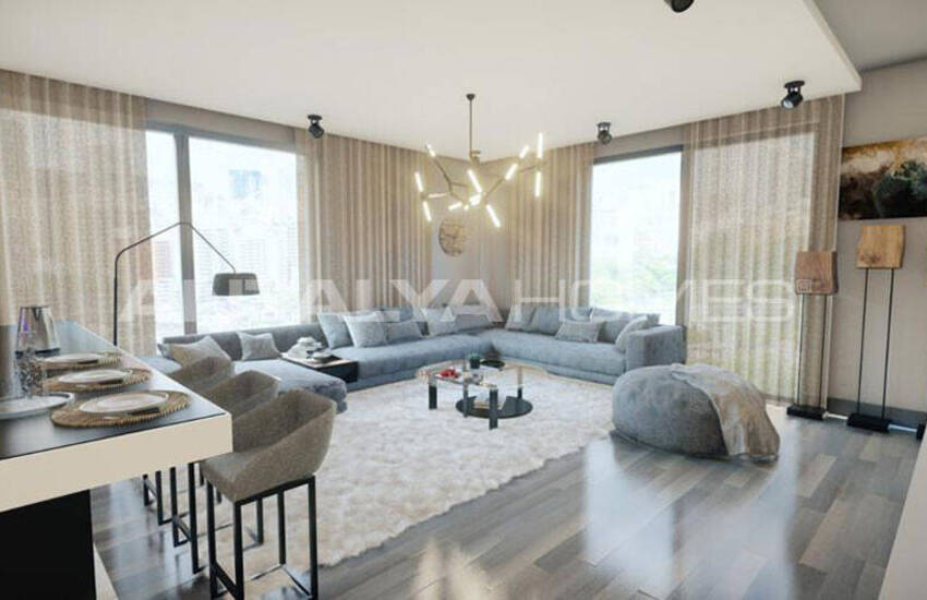 Flats in a Complex Near the Airport in Antalya Altıntaş 7