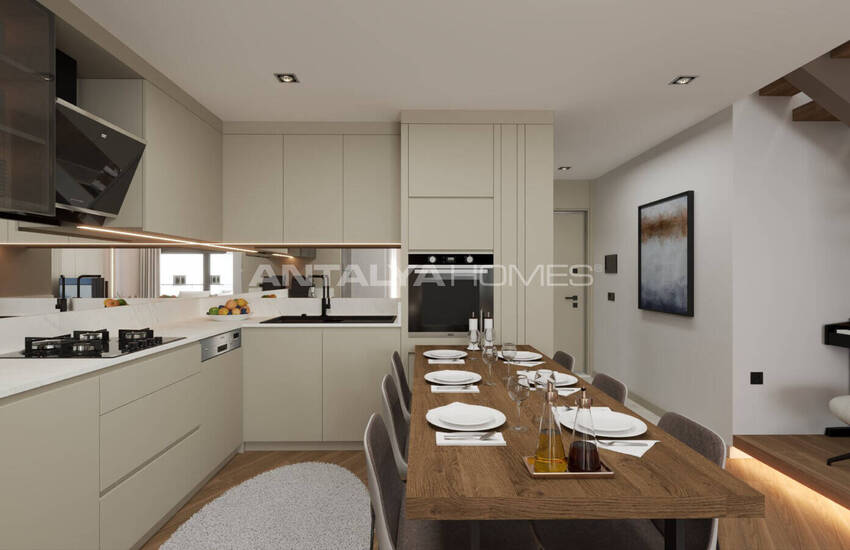 شقق قياسية ودوبلكس من غرفتي نوم مع مسبح في أنطاليا 8