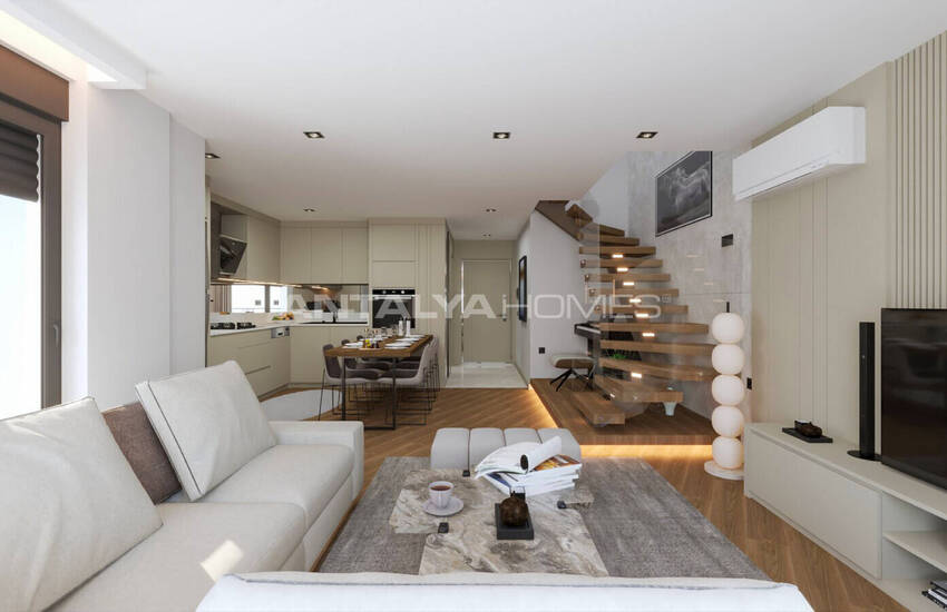 شقق قياسية ودوبلكس من غرفتي نوم مع مسبح في أنطاليا 5