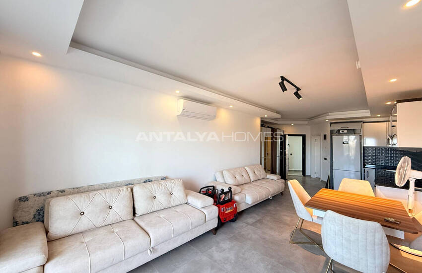Sea and City View Apartment in a Social Complex in Alanya Kargıcak 12