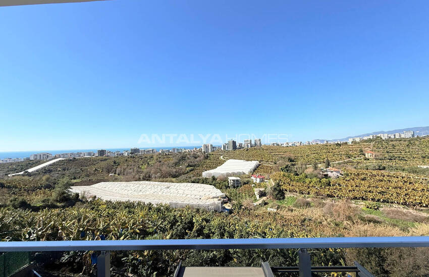 Sea and City View Apartment in a Social Complex in Alanya Kargıcak 22