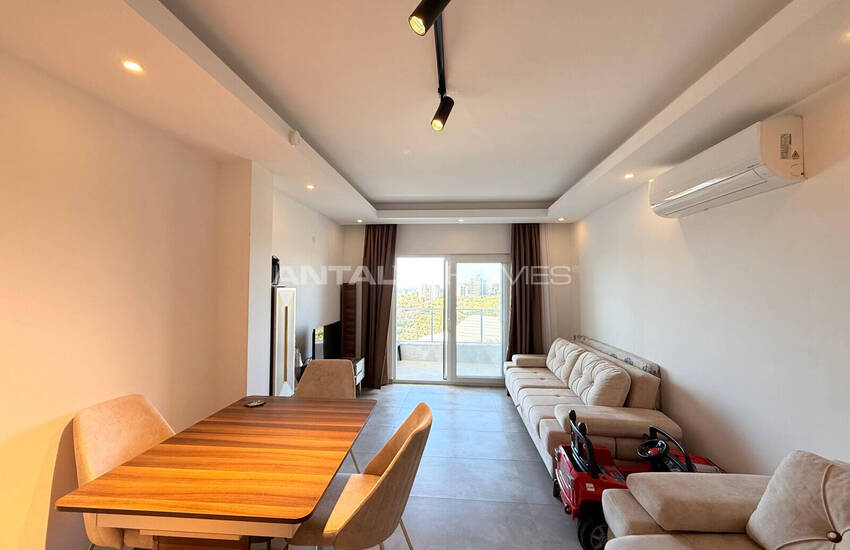 Sea and City View Apartment in a Social Complex in Alanya Kargıcak 13