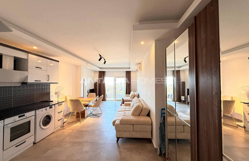 Sea and City View Apartment in a Social Complex in Alanya Kargıcak 16