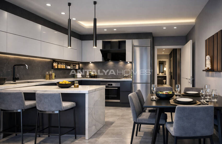 3-slaapkamerappartement In Aanbouw Met Parkeerplaats In Antalya 9