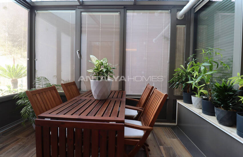 آپارتمان دوبلکس ۴ خوابه با کف باغ در آنتالیا 53