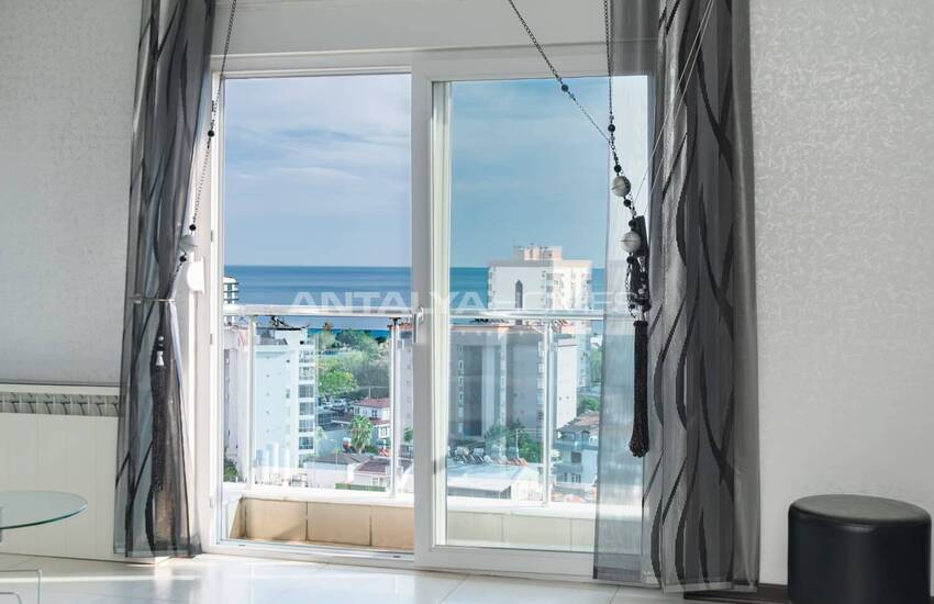 Möblerad Lägenhet Med Havsutsikt I Antalya Lara 46