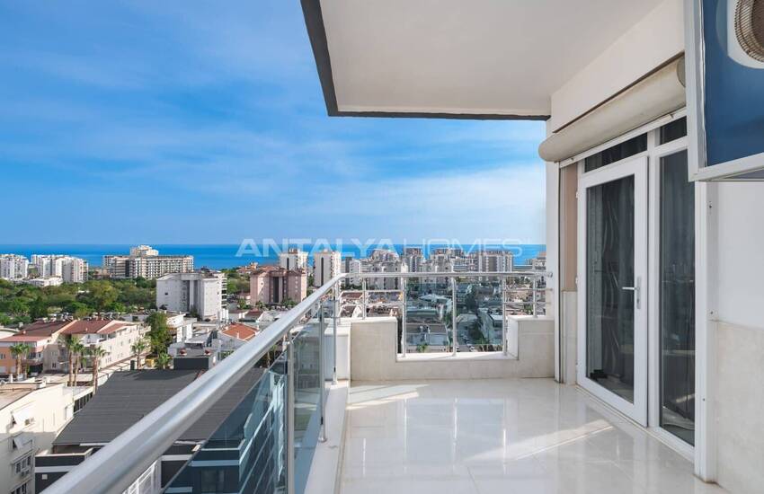 Möblerad Lägenhet Med Havsutsikt I Antalya Lara 43