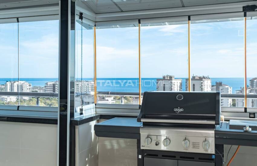 Möblerad Lägenhet Med Havsutsikt I Antalya Lara 41