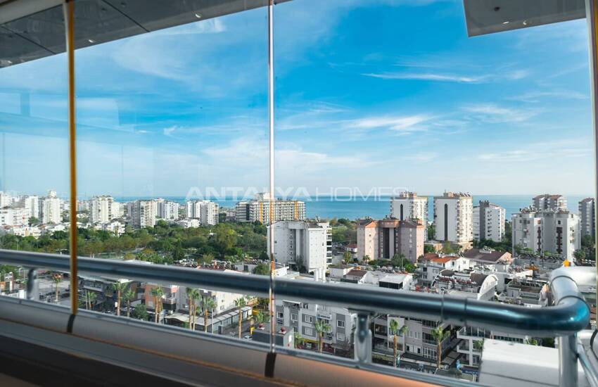 Möblerad Lägenhet Med Havsutsikt I Antalya Lara 42