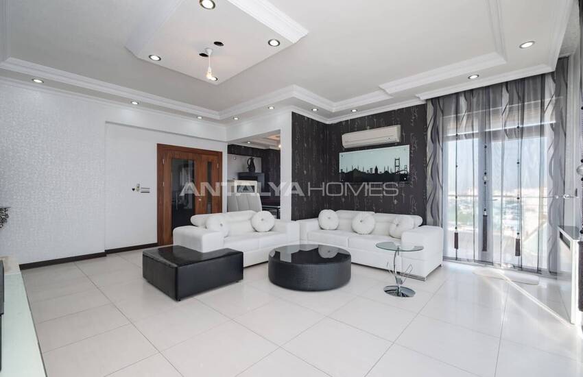 Möblerad Lägenhet Med Havsutsikt I Antalya Lara 16