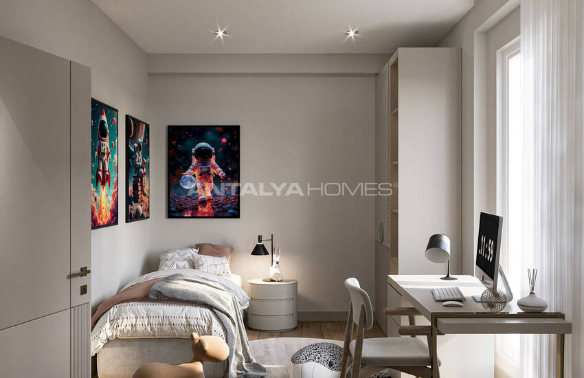 Appartements Dans Une Résidence Avec Piscine Et Sécurité À Antalya 23