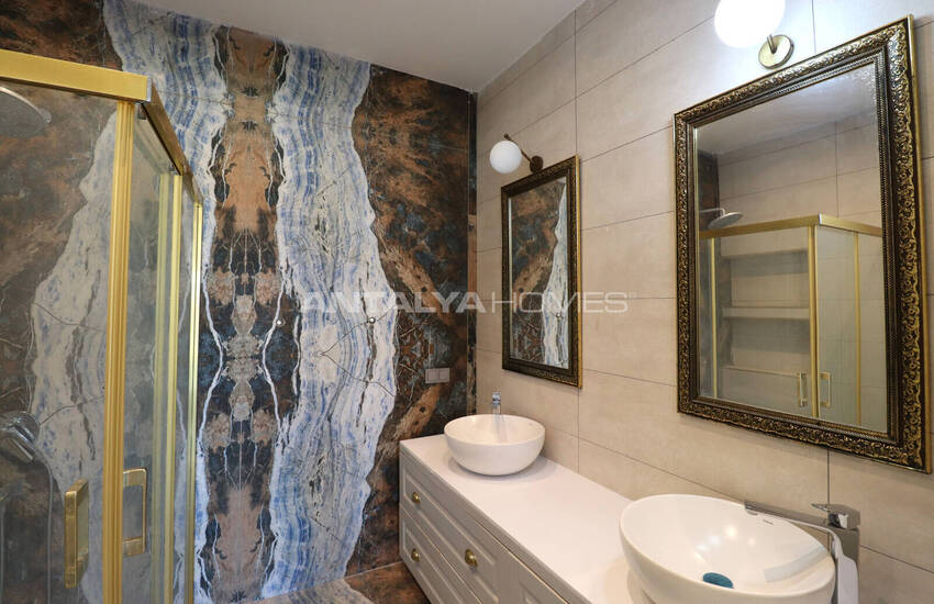 Вилла с общим бассейном в Анталии, Дёшемеалты, рядом с университетом 36