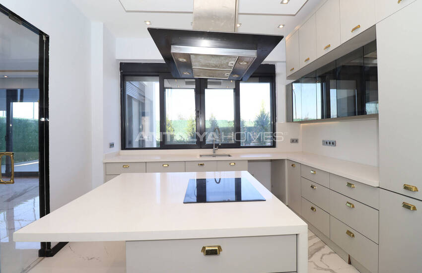 Вилла с общим бассейном в Анталии, Дёшемеалты, рядом с университетом 20