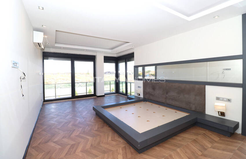 Вилла с общим бассейном в Анталии, Дёшемеалты, рядом с университетом 23