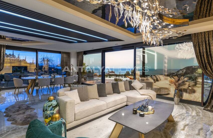 Alanya Bektaş'ta Havuzlu Satılık 3+1 Müstakil Villa 14