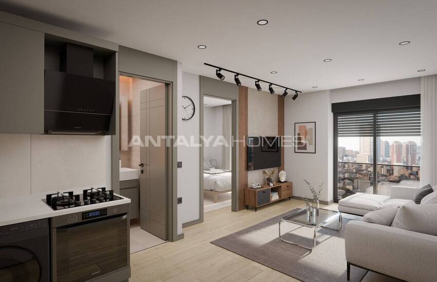 Antalya Muratpaşa'da Kapalı Otoparklı Sitede Şık Daireler 5