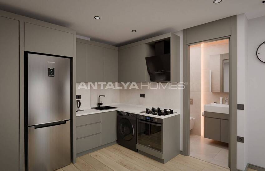 Antalya Muratpaşa'da Kapalı Otoparklı Sitede Şık Daireler 7