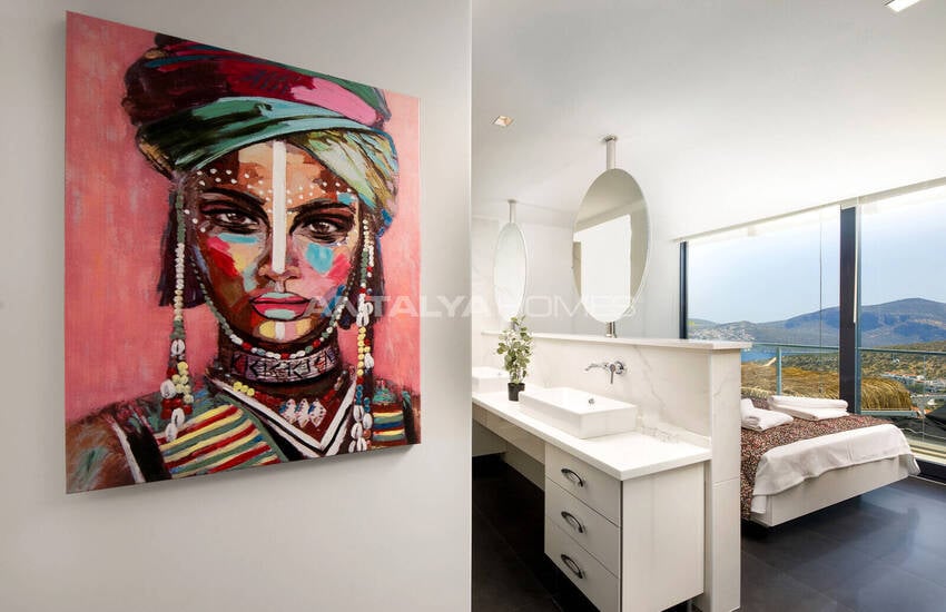 Kaş Kalkan’da Deniz ve Dağ Manzaralı Özel Havuzlu Villa 50