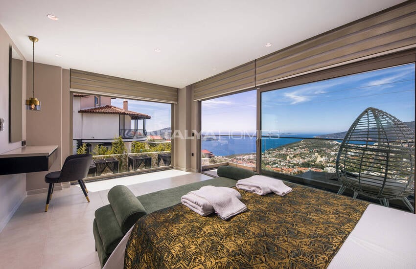 ویلای با منظره دریا با امکانات گسترده در کالکان، آنتالیا 32