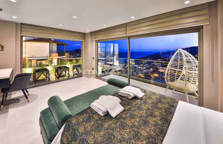 ویلای با منظره دریا با امکانات گسترده در کالکان، آنتالیا 35