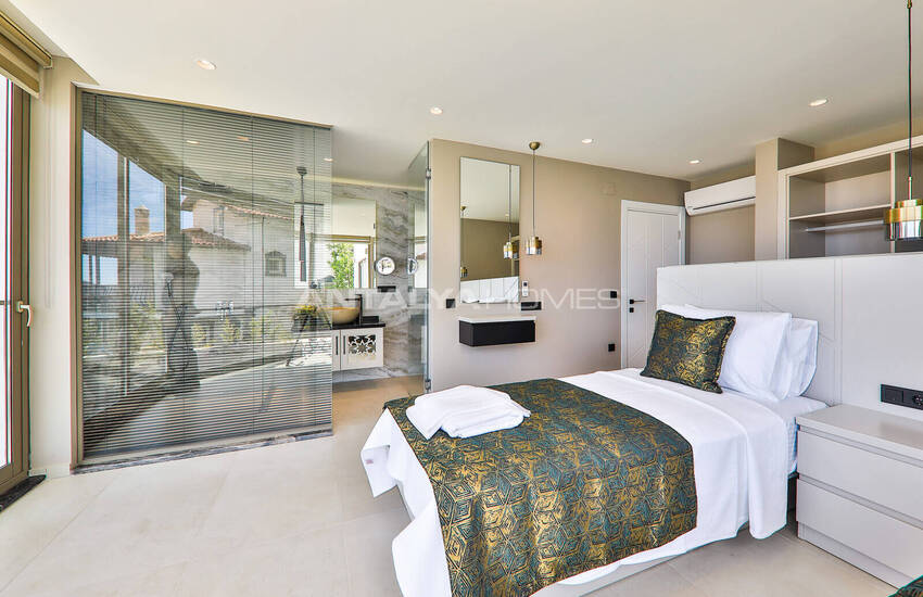 ویلای با منظره دریا با امکانات گسترده در کالکان، آنتالیا 37