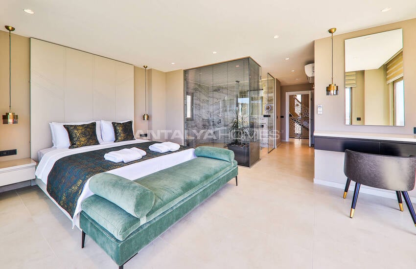 ویلای با منظره دریا با امکانات گسترده در کالکان، آنتالیا 40