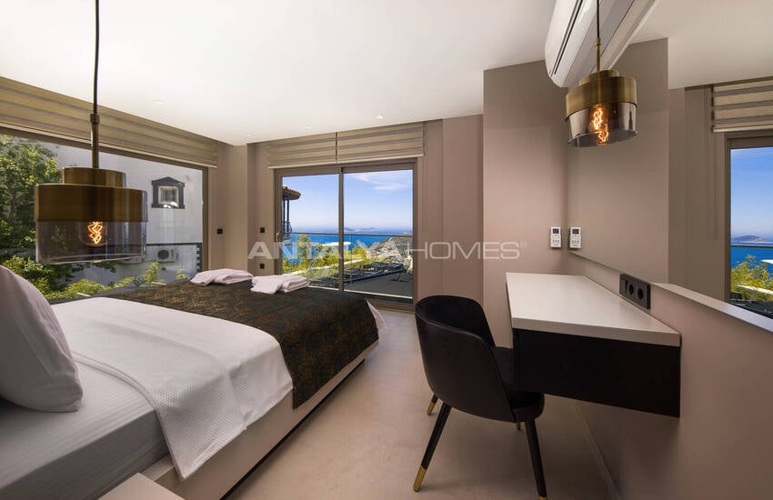 ویلای با منظره دریا با امکانات گسترده در کالکان، آنتالیا 43