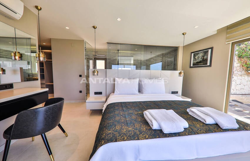 ویلای با منظره دریا با امکانات گسترده در کالکان، آنتالیا 44