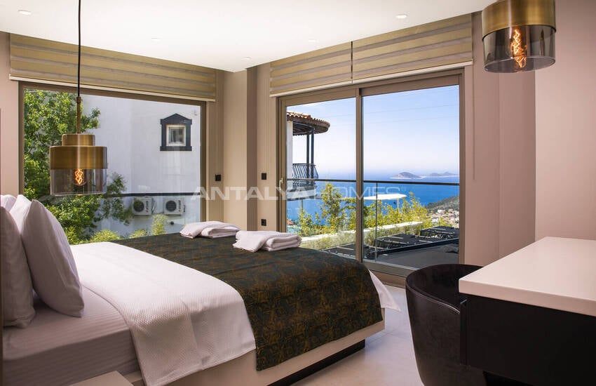ویلای با منظره دریا با امکانات گسترده در کالکان، آنتالیا 46