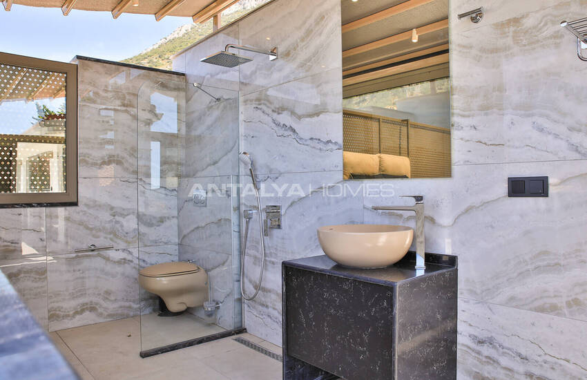 ویلای با منظره دریا با امکانات گسترده در کالکان، آنتالیا 50