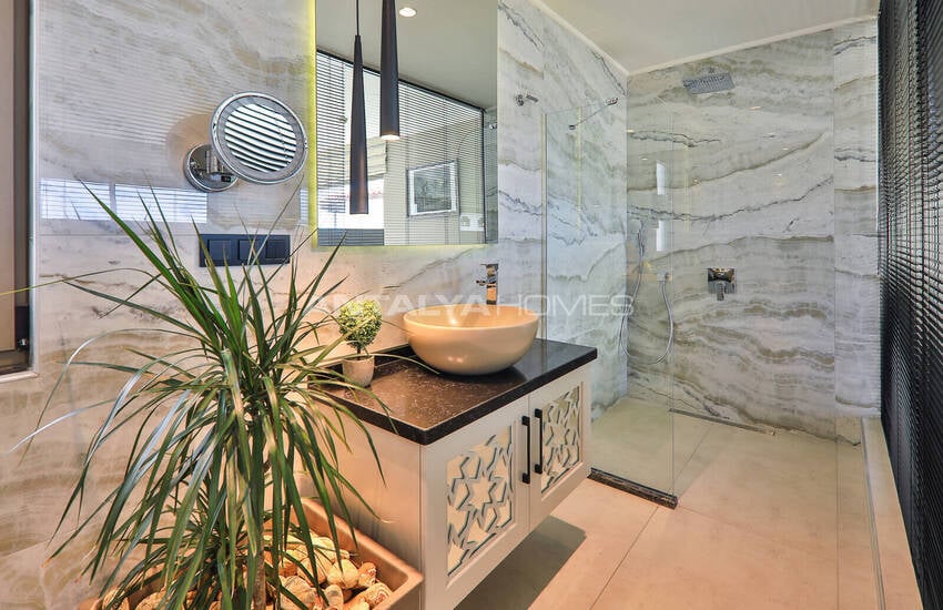 ویلای با منظره دریا با امکانات گسترده در کالکان، آنتالیا 51