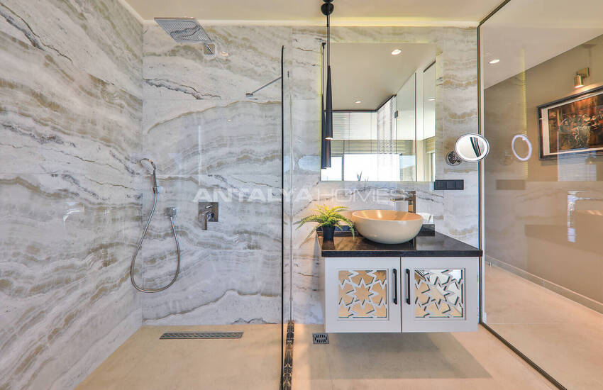 ویلای با منظره دریا با امکانات گسترده در کالکان، آنتالیا 55