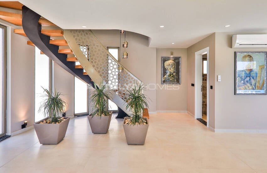 ویلای با منظره دریا با امکانات گسترده در کالکان، آنتالیا 59