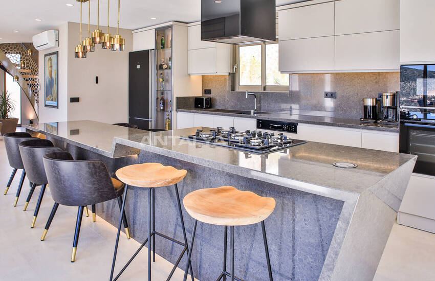 ویلای با منظره دریا با امکانات گسترده در کالکان، آنتالیا 26