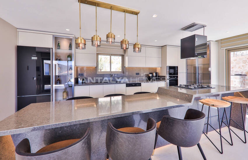 ویلای با منظره دریا با امکانات گسترده در کالکان، آنتالیا 27