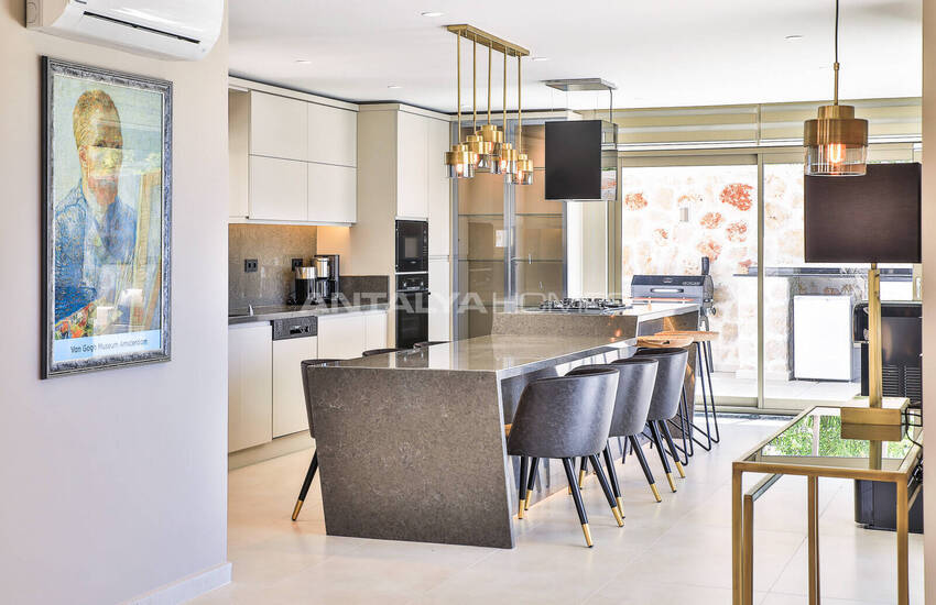 ویلای با منظره دریا با امکانات گسترده در کالکان، آنتالیا 28