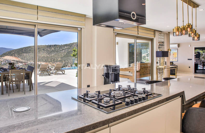 ویلای با منظره دریا با امکانات گسترده در کالکان، آنتالیا 29