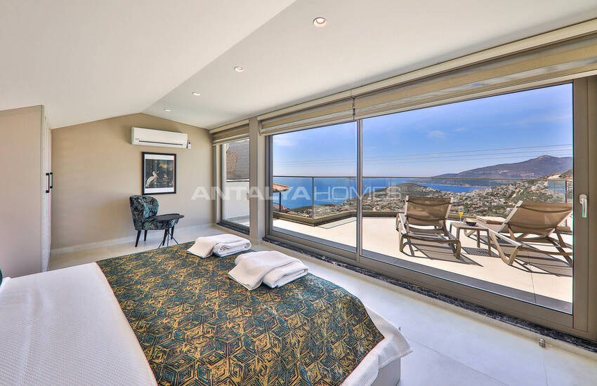 ویلای با منظره دریا با امکانات گسترده در کالکان، آنتالیا 30