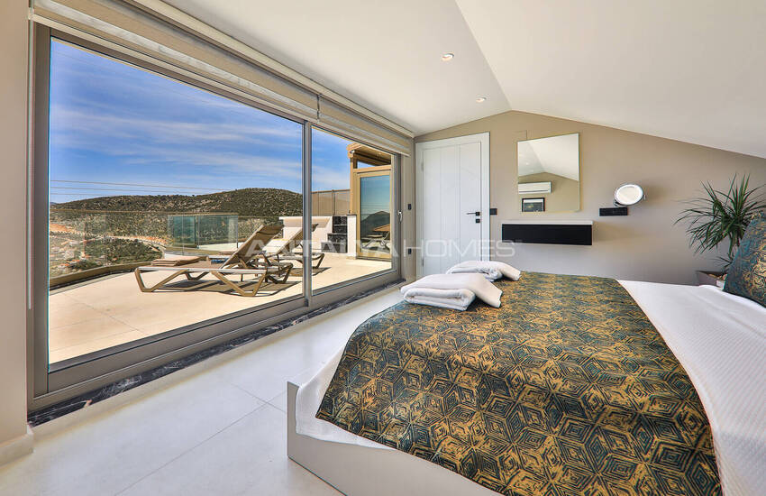 ویلای با منظره دریا با امکانات گسترده در کالکان، آنتالیا 31