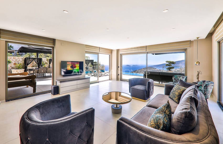 ویلای با منظره دریا با امکانات گسترده در کالکان، آنتالیا 22