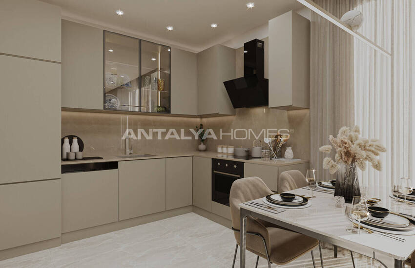 Квартиры с богатой инфраструктурой в центре Алании 11