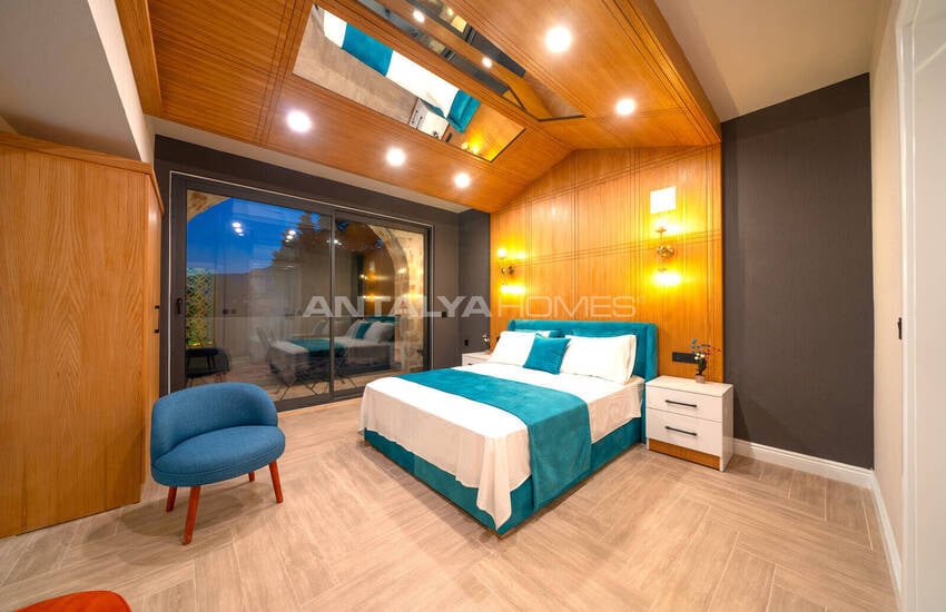 Kalkan Antalya'da Havuzlu 4+1 Deniz Manzaralı Villa 26