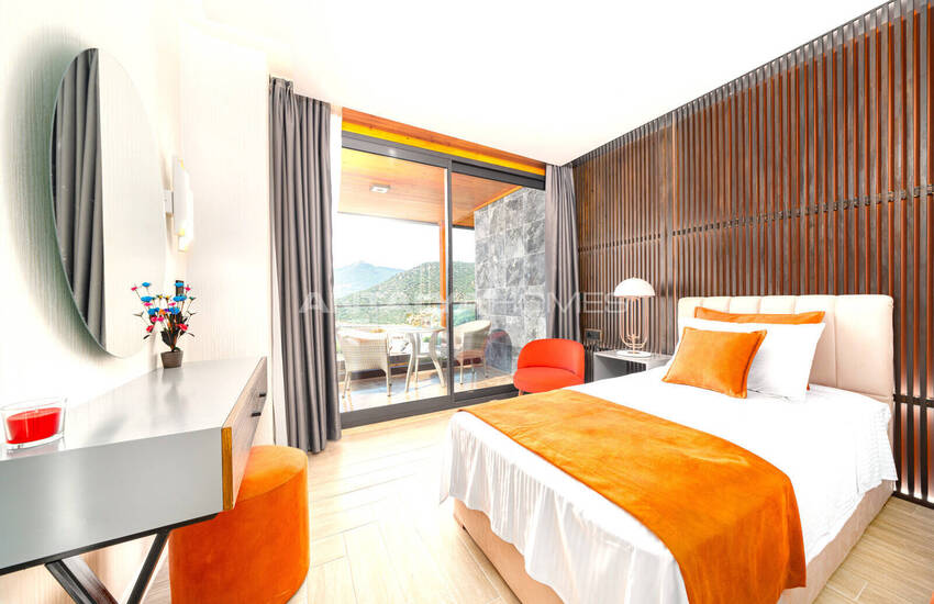 Kalkan Antalya'da Havuzlu 4+1 Deniz Manzaralı Villa 29