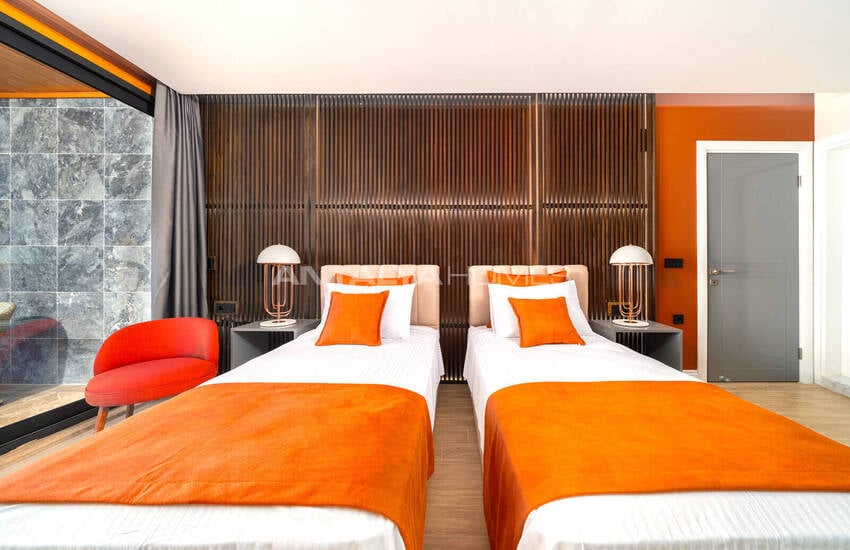 Kalkan Antalya'da Havuzlu 4+1 Deniz Manzaralı Villa 30