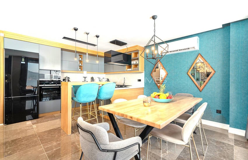 Kalkan Antalya'da Havuzlu 4+1 Deniz Manzaralı Villa 17