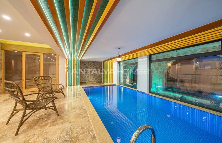 Kalkan Antalya'da Havuzlu 4+1 Deniz Manzaralı Villa 37