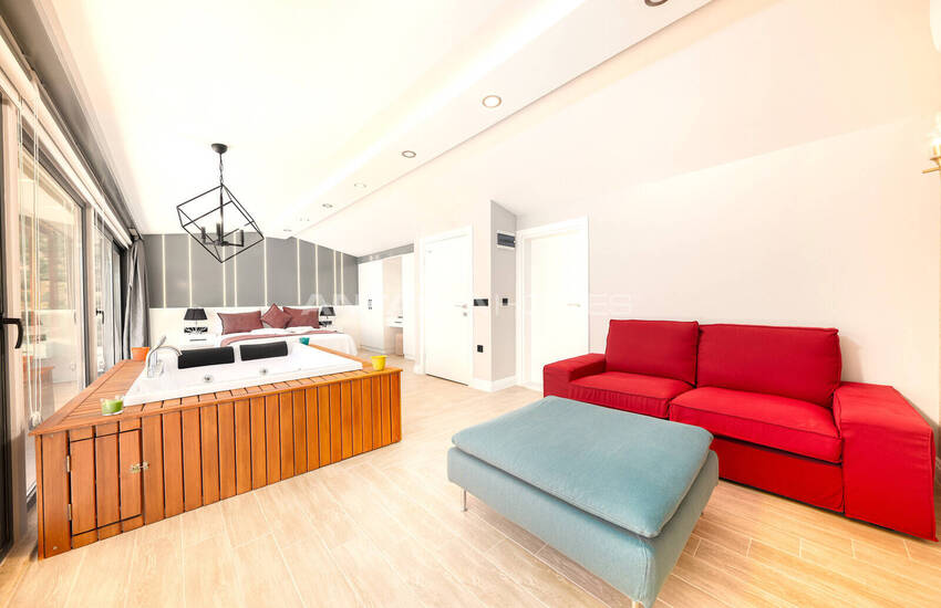 Kalkan Antalya'da Havuzlu 4+1 Deniz Manzaralı Villa 20